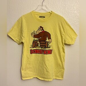 Nintendo Donkey Kong Short Sleeve Graphic T-Shirt in light yellow